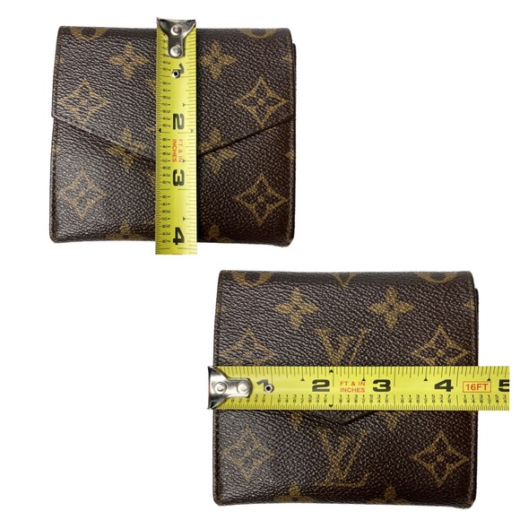 Authentic Louis Vuitton Vintage Compact Elise Brown Monogram Wallet 1980โs - Picture 14 of 16